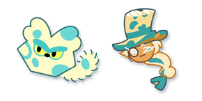 Cookie Run Roguefort Cookie and Lord Crumbles III Cursor