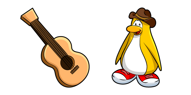 Club Penguin Franky and Guitar курсор