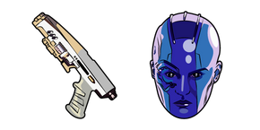 Guardians of the Galaxy Vol. 3 Nebula and Electric Blaster Curseur