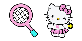 Hello Kitty Tennis cursor