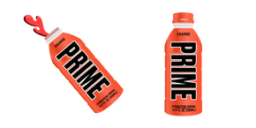 Prime Hydration Energy Drink by Logan Paul and KSI Orange Curseur