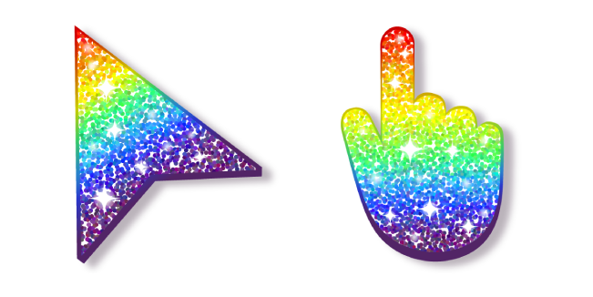 Rainbow Glitter Cursor