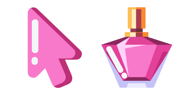 Minimal Pink Perfume Cursor