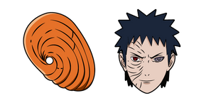 Naruto Obito Uchiha and Mask Curseur