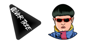 Oliver Tree and Logo Curseur