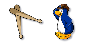 Club Penguin G Billy and Drumsticks cursor
