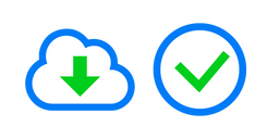 Cloud Download and Success Curseur