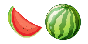 Watermelon and a Slice Curseur