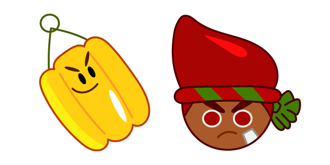 Cookie Run Red Pepper Cookie and Paprika Cursor