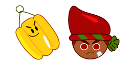 Cookie Run Red Pepper Cookie and Paprika Cursor