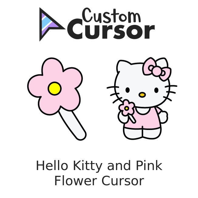 Hello Kitty and Red Strawberry cursor – Custom Cursor, hello kitty 