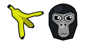 Gorilla Tag Gorilla and Banana Curseur