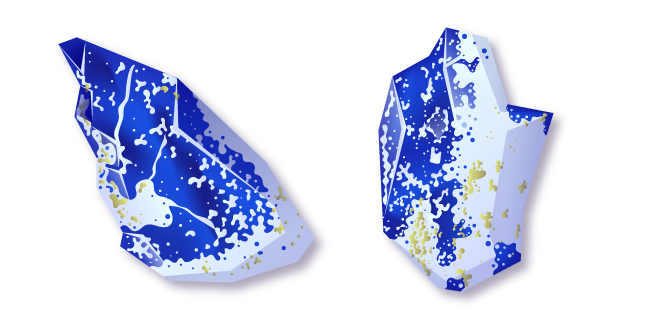 Blue Lazurite Crystal курсор