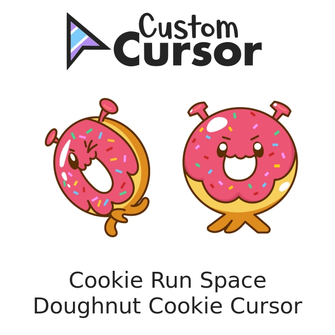 Cookie Run Space Doughnut Cookie Cursor Custom Cursor 