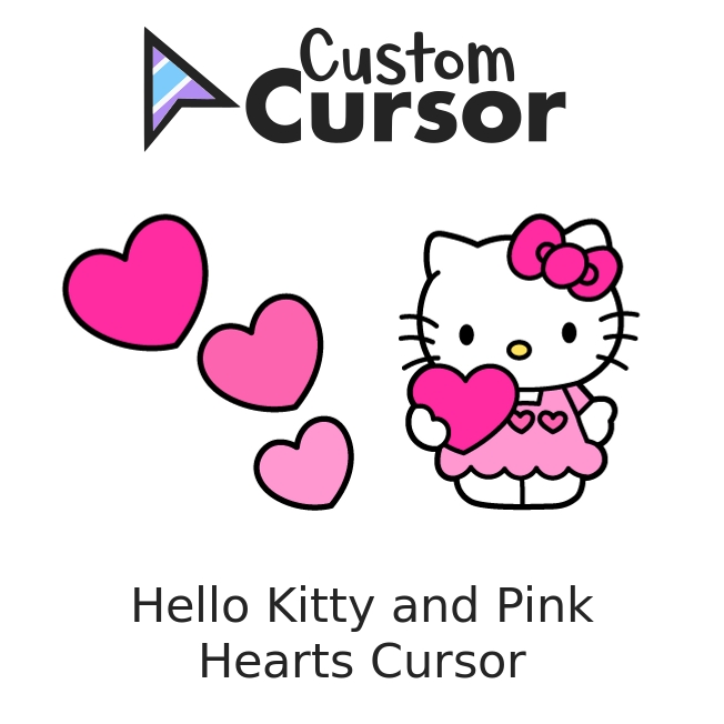Hello Kitty and Red Strawberry cursor – Custom Cursor, hello kitty 