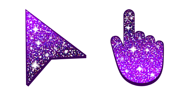 Shades of Violet Glitter Cursor