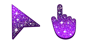 Shades of Violet Glitter Cursor