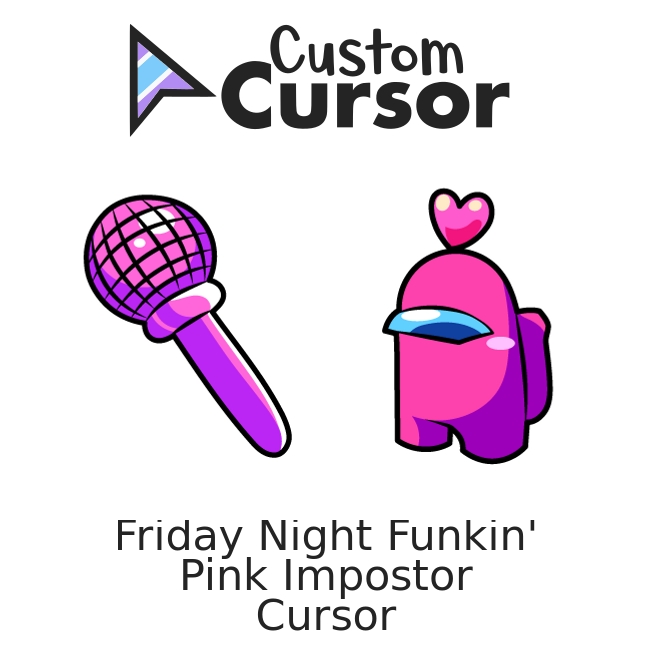 Friday Night Funkin' Pink Impostor cursor – Custom Cursor