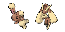 Курсор Pokemon Buneary and Lopunny