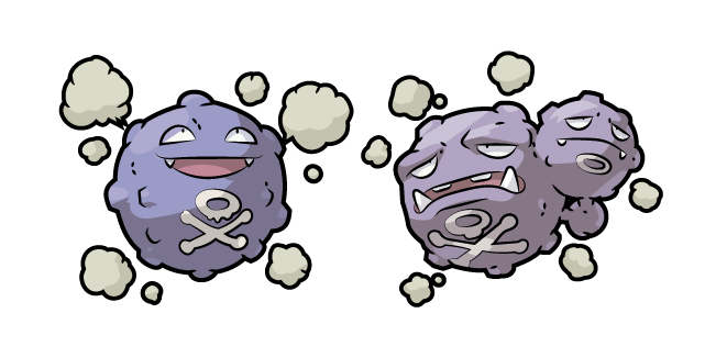 Pokemon Koffing and Weezing курсор