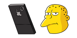 The Simpsons Kearney Zzyzwicz and Phone Cursor