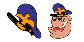 Ducktales Admiral Grimitz and Peaked Cap Cursor