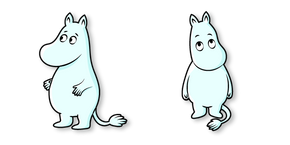Moomin Moomintroll Cursor