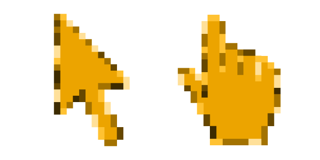 Yellow Marigold Pixel курсор