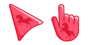 Red Unicorn on Red cursor