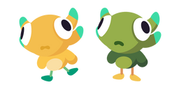 Ooblets Quabbo and Gleamy Quabbo Cursor