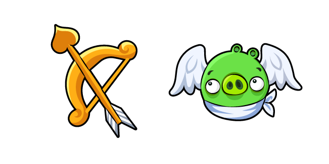 Angry Birds Cupid Pig Cursor