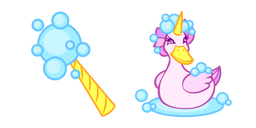 Курсор Cute Duck Unicorn Bath