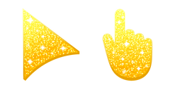 Yellow Glitter Cursor