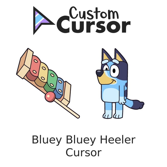 Bluey bluey heeler cursor custom cursor