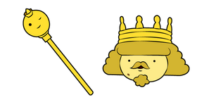 Adventure Time King of Ooo and Scepter cursor
