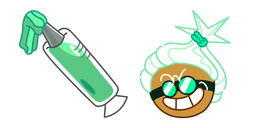 Cookie Run Dr. Wasabi Cookie and Wasabi Syrup Cursor