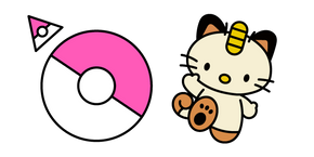 Hello Kitty Pokemon Meowth Cursor