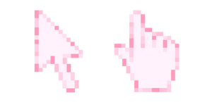 Pink Sakura Blossom Pixel Curseur