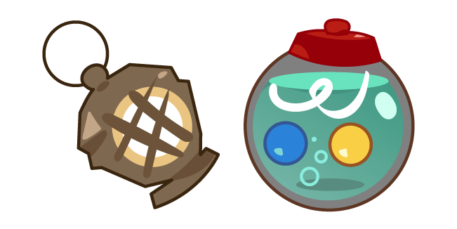 Cookie Run Candy Diver Cookie and Light Cursor