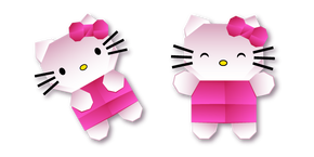 Курсор Origami Hello Kitty