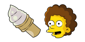 The Simpsons Todd Flanders and Ice Cream cursor