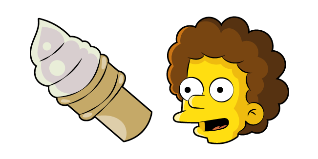 The Simpsons Todd Flanders and Ice Cream курсор
