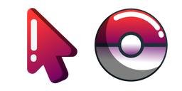 Minimal Gradient Poke Ball Curseur