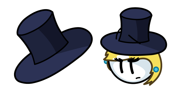 Henry Stickmin Earrings and Top Hat курсор