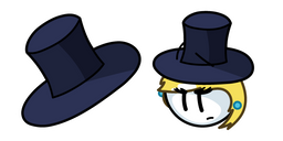 Курсор Henry Stickmin Earrings and Top Hat