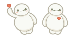 Курсор Cute Big Hero 6 Baymax and Heart