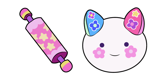 Bee and PuppyCat Moully and Rolling Pin Cursor