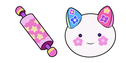 Bee and PuppyCat Moully and Rolling Pin cursor