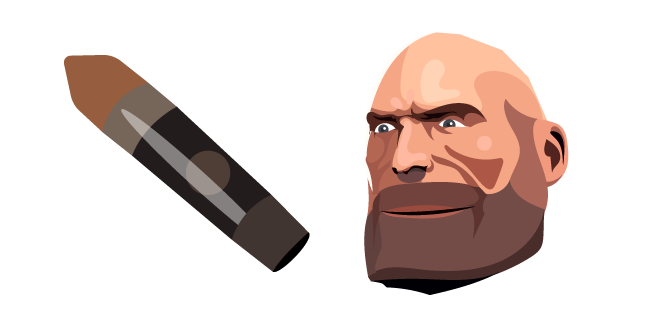 Team Fortress 2 Heavy and Bullet курсор
