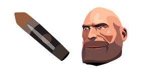 Курсор Team Fortress 2 Heavy and Bullet